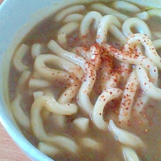 ずぼら飯！レトルトカレーと冷凍うどんでカレーうどん